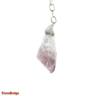 Keychain - Amethyst Chevron Tumbled    from Stonebridge Imports