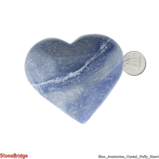 Blue Aventurine Puffy Heart #5    from Stonebridge Imports