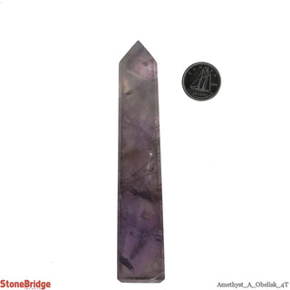 Amethyst Obelisk A #4 Tall 2 3/4" to 4 1/4"    from The Rock Space