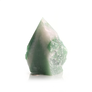 Bi-Green Aventurine Cut Base, Polished Point Tower #6    from The Rock Space