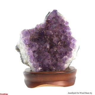 Amethyst On Wood Base #5    from The Rock Space