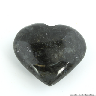 Larvikite Heart #4 - 1 3/4" to 2 3/4"    from The Rock Space