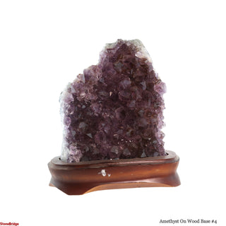 Amethyst On Wood Base #4    from The Rock Space