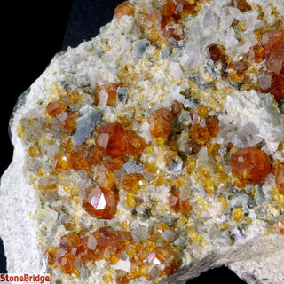 Garnet Spessartine Cluster U#18    from The Rock Space