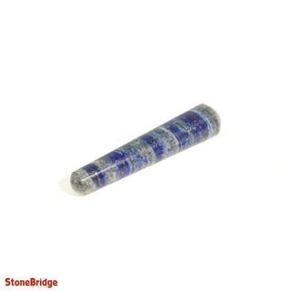 Lapis Lazuli A Rounded Massage Wand - Medium #3 - 4" to 5"    from The Rock Space