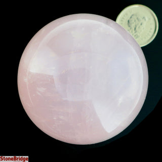 Rose Quartz A Sphere - Extra Small #4 - 2"    from The Rock Space