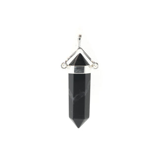 Onyx Black Double Terminated Swivel Pendant from The Rock Space