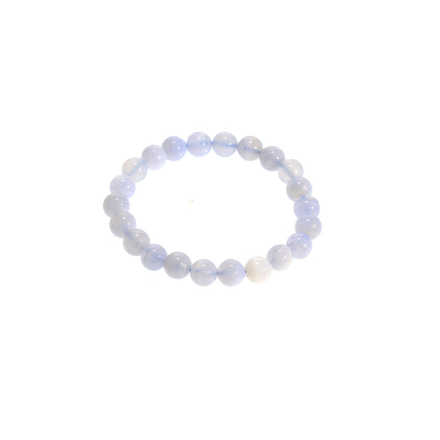 Agate Blue Lace Bracelet 8mm