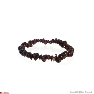 Garnet Bead Bracelet