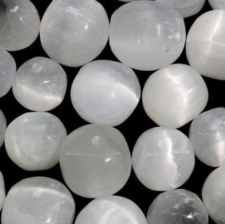 Selenite Tumbled Stones - Hand Polished    from The Rock Space