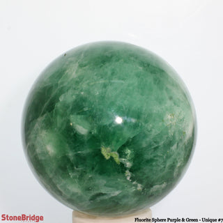 Fluorite Sphere Purple & Green U#7 - 7"    from The Rock Space