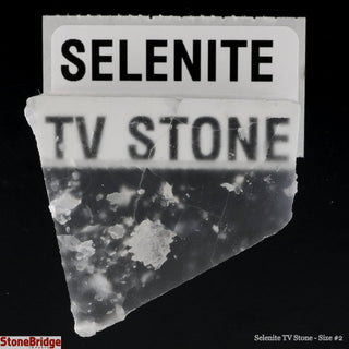 Selenite T.V. Stone #2    from The Rock Space