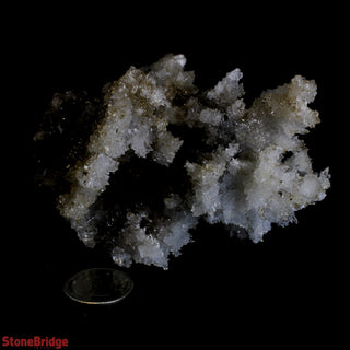 White Calcite Cluster #0