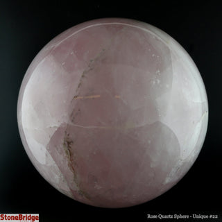 Rose Quartz Sphere U#22 - 4 1/4"    from Stonebridge Imports