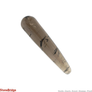 Smoky Quartz A Round Massage Wand - Large #2 - 3 1/2" to 4 1/2"    from Stonebridge Imports