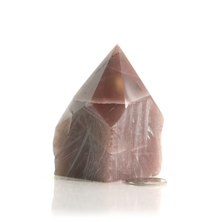 Guava Quartz Cut Base, Polished Point Tower #1    from The Rock Space