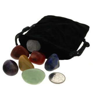 Chakra Tumbled - In Velvet Bag    from The Rock Space