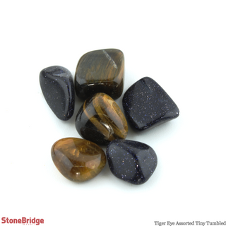 Tiger Eye/ Goldstone Tumbled Stones - Tiny    from The Rock Space