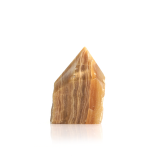 Calcite Golden Cut Base, Polished Point Tower #2    from Stonebridge Imports