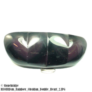 Rainbow Obsidian Double Heart - Double Heart Small    from The Rock Space