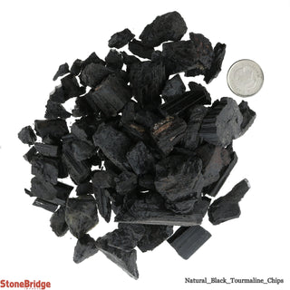 Black Tourmaline Chips - Tiny    from The Rock Space