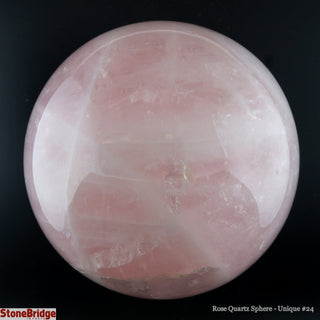 Rose Quartz Sphere U#24 - 4"    from The Rock Space