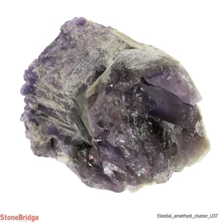 Amethyst Elestial Quartz Cluster U#37 - 8 1/2"    from Stonebridge Imports