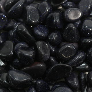 Blue Goldstone Tumbled Stones    from Stonebridge Imports