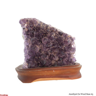 Amethyst On Wood Base #5    from The Rock Space