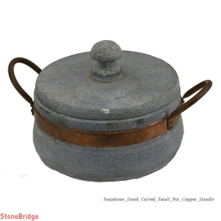 Soapstone Pot with Lid - Small 1.5 L    from The Rock Space