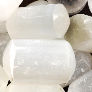 Selenite Tumbled Stones - Hand Polished from The Rock Space