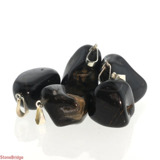 Black Onyx Tumbled Pendants - 5 Pack    from The Rock Space