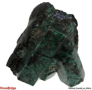 Polished Emerald on Matrix - U9    from The Rock Space