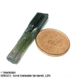 Green Tourmaline Specimen Lot #1 - termination #8    from The Rock Space