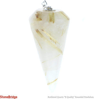 Rutilated Quartz B Rounded Pendulum    from The Rock Space