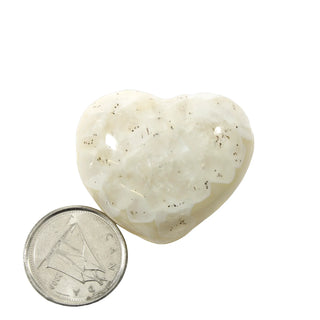 Agate Druzy Heart #1 - 1" to 1 1/2"    from The Rock Space