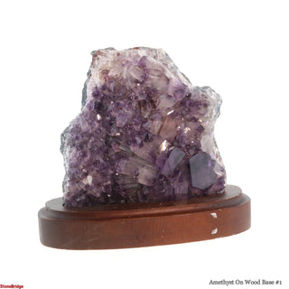 Amethyst On Wood Base #1    from The Rock Space