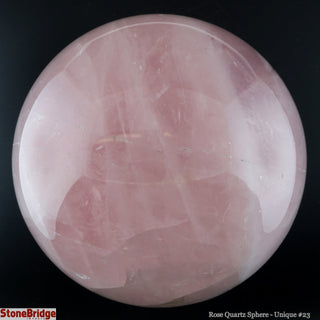 Rose Quartz Sphere U#23 - 4 1/4"    from The Rock Space