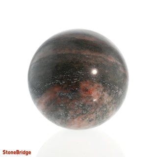 Watermelon Jasper Sphere - Small #3 - 2 1/4"