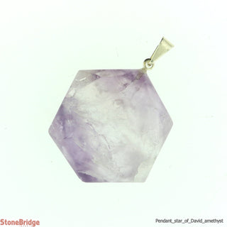 Star Of David Pendant Amethyst    from The Rock Space