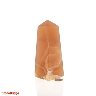 Calcite Honey Obelisk #7 Tall    from The Rock Space