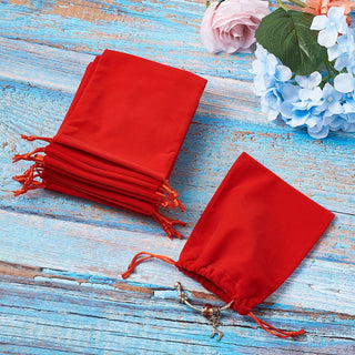 Velvet Red Jewelry Bags    from The Rock Space