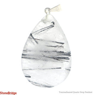 Tourmalinated Quartz Drop Pendant    from The Rock Space