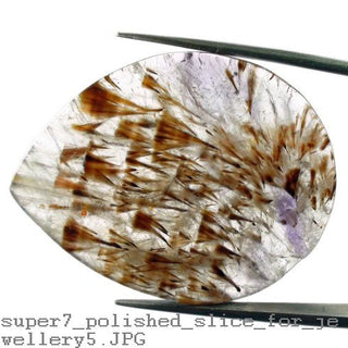 Super 7 Polished Slice For Jewellery - Medium - 30mm to 50mm    from The Rock Space