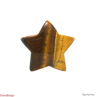 Tiger Eye Polished Stars    from The Rock Space