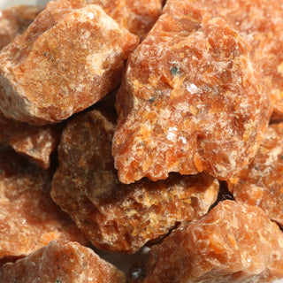 Calcite Orange Chips - Brazil - 500g    from The Rock Space