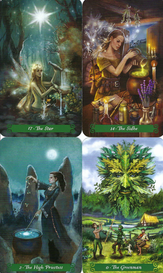 The Green Witch Tarot - DECK    from The Rock Space