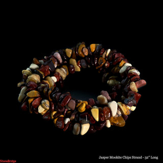 Jasper Mookite Chip Strands - 5mm to 8mm    from Stonebridge Imports