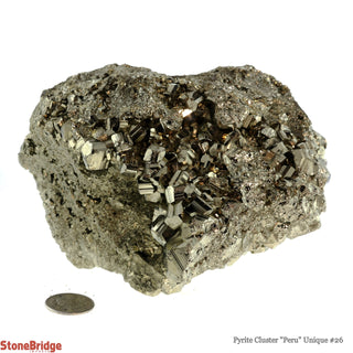 Pyrite Cluster Peru U#26    from The Rock Space