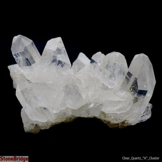 Clear Quartz 'A' Cluster #10 (2 1/2" - 4 3/4", 201g-299g) from The Rock Space